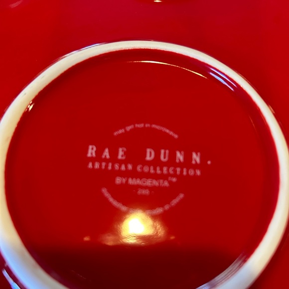 Rae Dunn SANTA’S COOKIES Serving Figural Plate Santa Head And Feet NEW - Picture 2 of 3